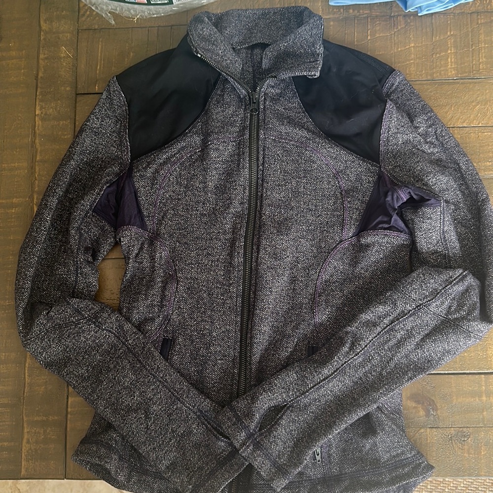 Lululemon herringbone scuba jacket Size 4/6